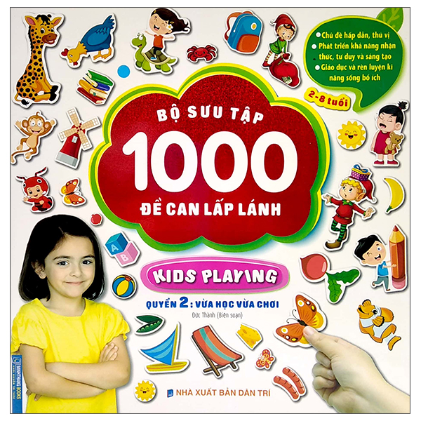 Bộ Sưu Tập 1000 Đề Can Lấp Lánh - Quyển 2: Vừa Học Vừa Chơi