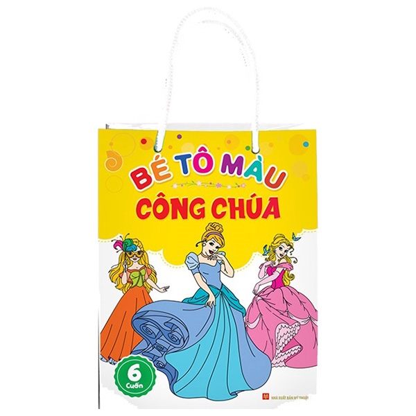 Bộ Túi Bé Tô Màu Công Chúa (Bộ 6 Cuốn)