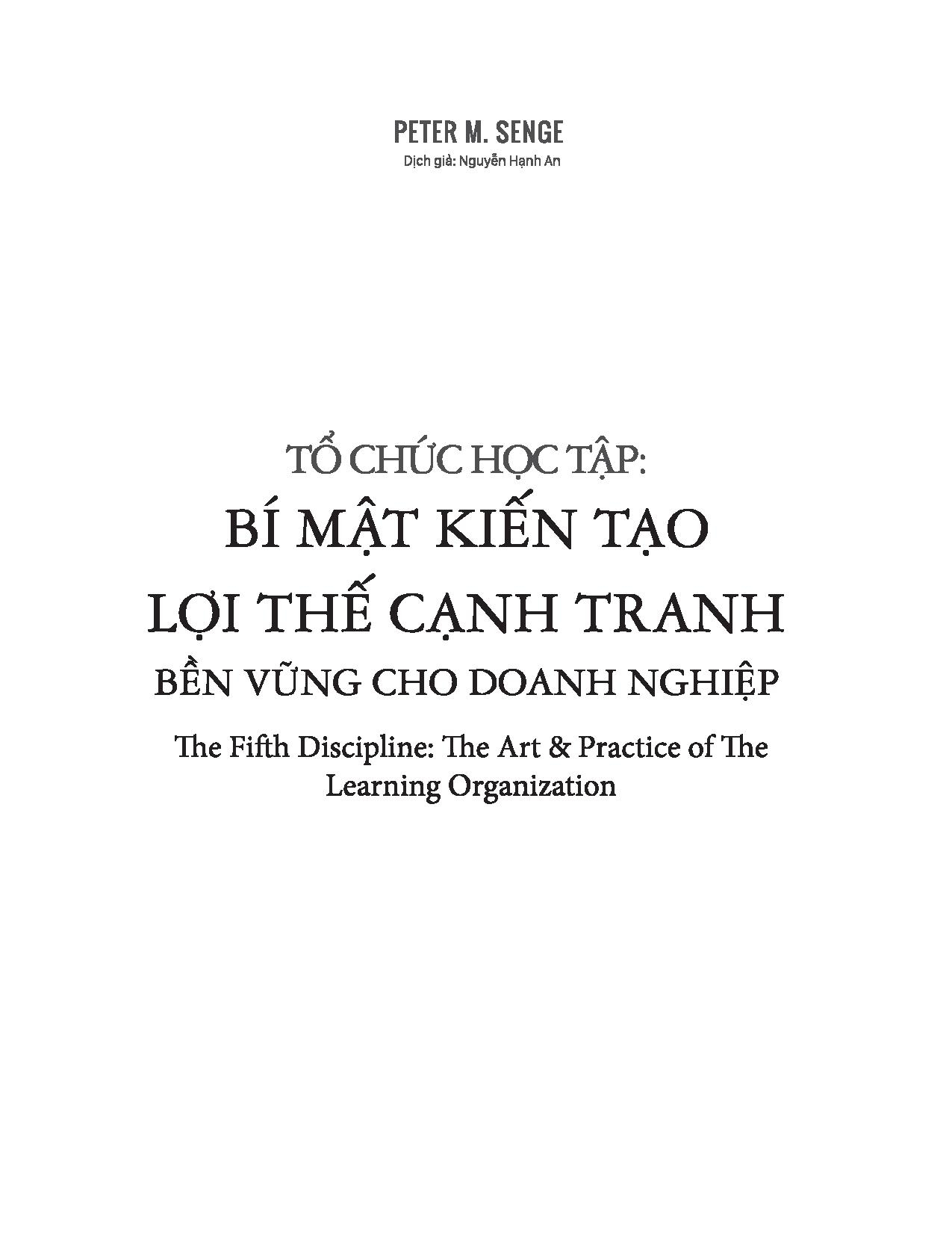 Tổ Chức Học Tập - Bí Mật Kiến Tạo Lợi Thế Cạnh Tranh Bền Vững Cho Doanh Nghiệp PDF Tổ Chức Học Tập - Bí Mật Kiến Tạo Lợi Thế Cạnh Tranh Bền Vững Cho Doanh Nghiệp PDF