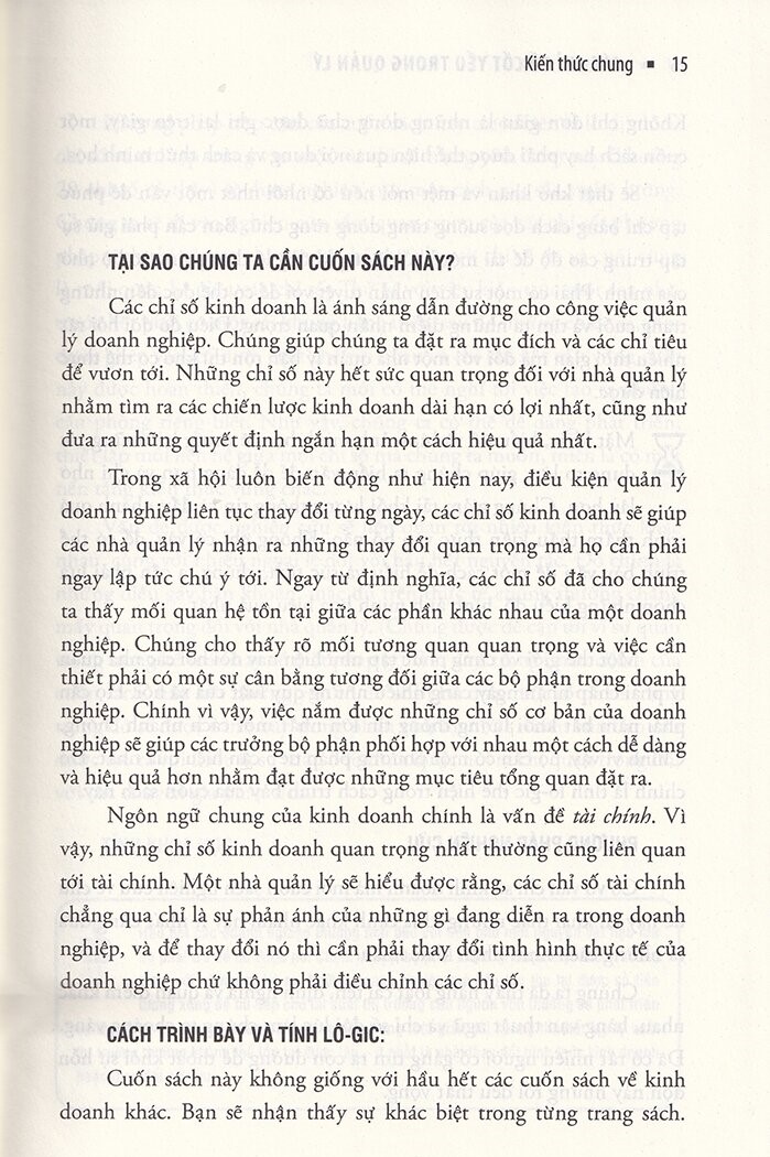 Các Chỉ Số Cốt Yếu Trong Quản Lý - Key Management Ratios PDF - YDS.EDU.VN