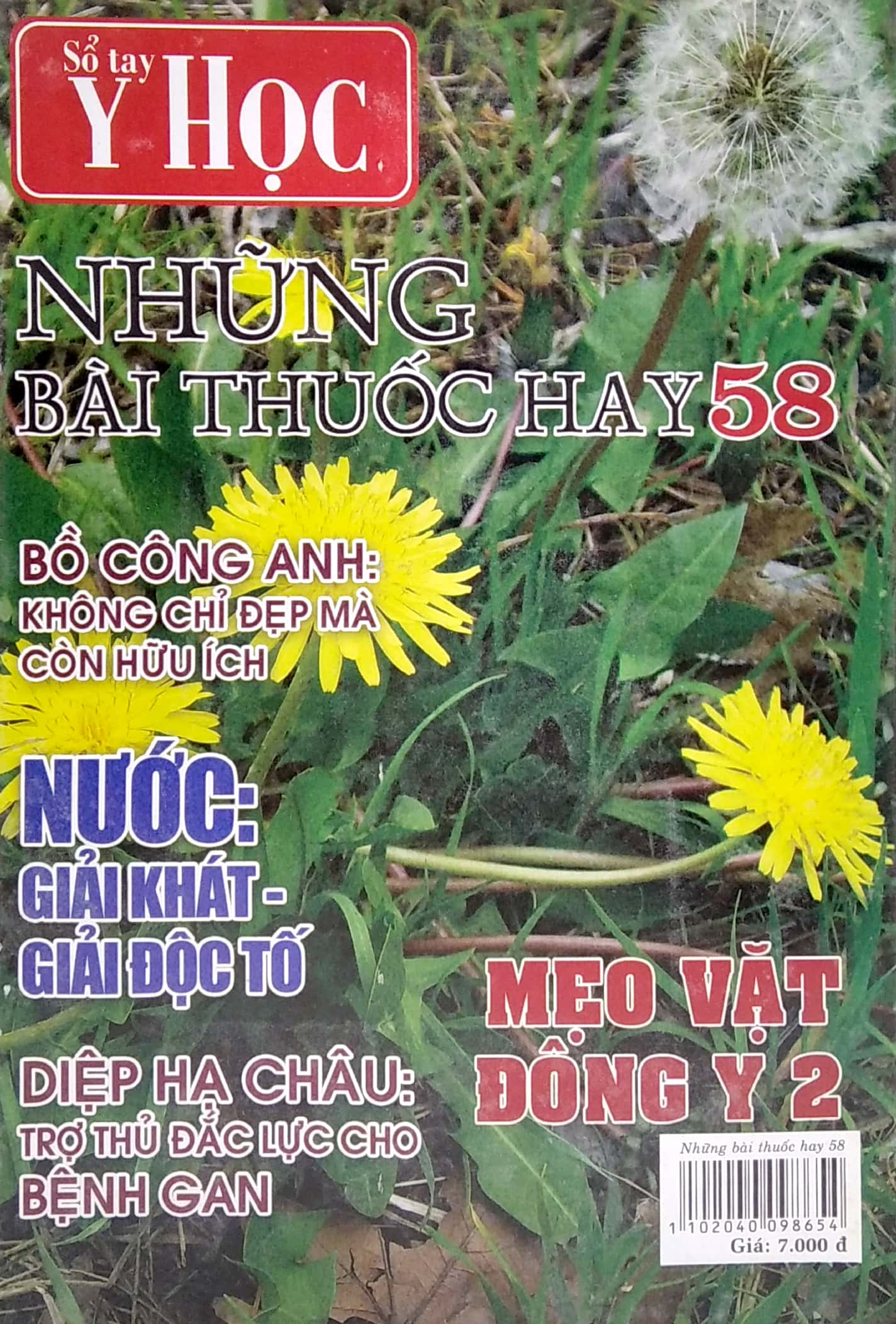 Bộ Sổ Tay Y Học - Những Bài Thuốc Hay 58 PDF Bộ Sổ Tay Y Học - Những Bài Thuốc Hay 58 PDF